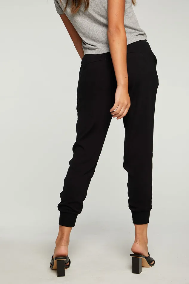 Bottoms Chaser Brand Womens Heirloom Wovens Rib Jogger