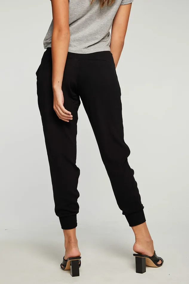 Bottoms Chaser Brand Womens Heirloom Wovens Rib Jogger