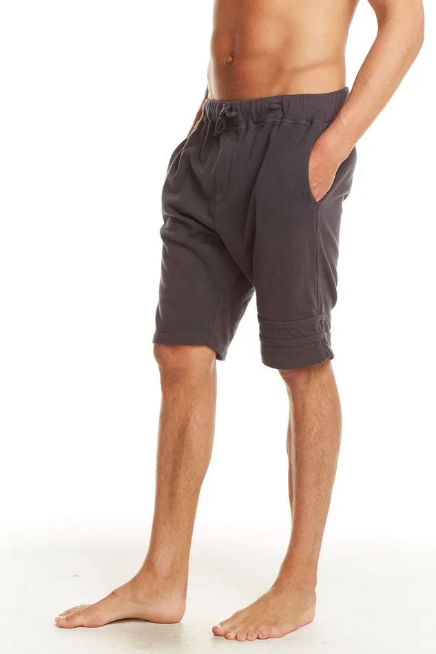 Bottoms Mens Chaser Brand COTTON FLEECE SHORTS W STRAPPINGS