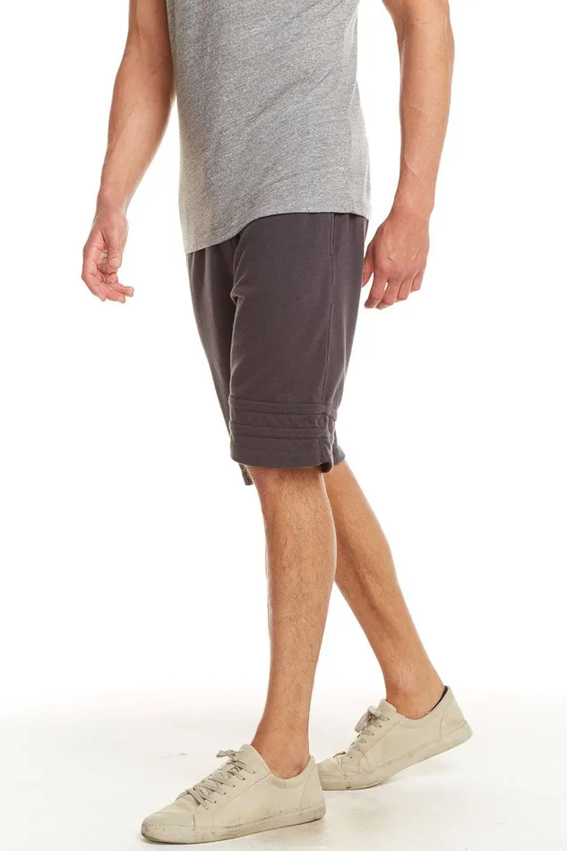 Bottoms Mens Chaser Brand COTTON FLEECE SHORTS W STRAPPINGS