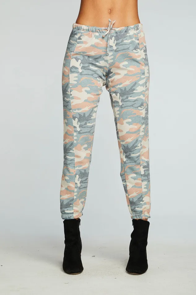 Bottoms Vintage Fleece Raw Edge Panel Joggers 8211 Chaser Brand Womens