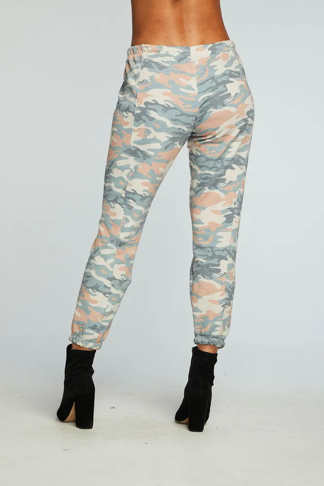 Bottoms Vintage Fleece Raw Edge Panel Joggers 8211 Chaser Brand Womens