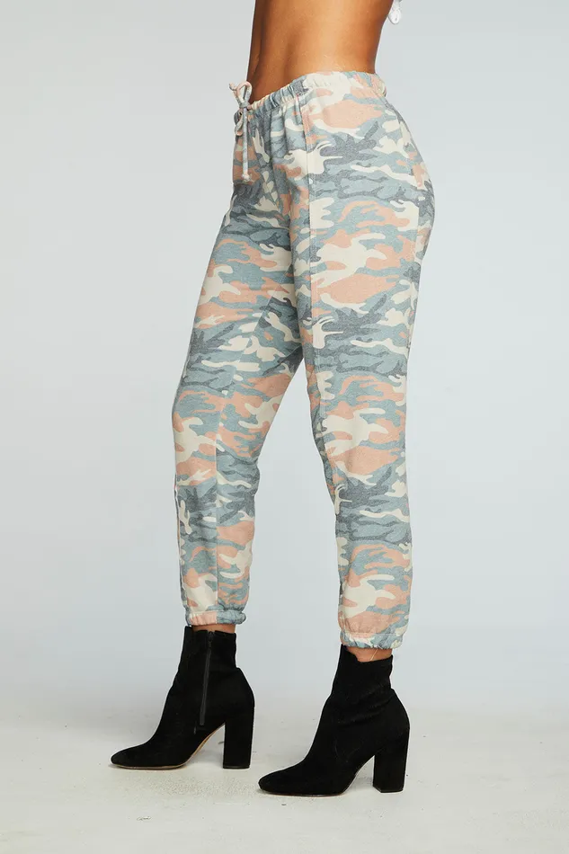 Bottoms Vintage Fleece Raw Edge Panel Joggers 8211 Chaser Brand Womens
