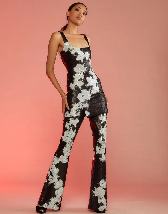 Bottoms Women Cynthia Rowley After Hours Sequin Trouser