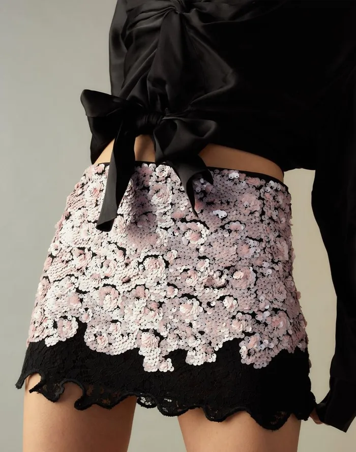 Bottoms Women Cynthia Rowley The Cosmo Sequin Skirt