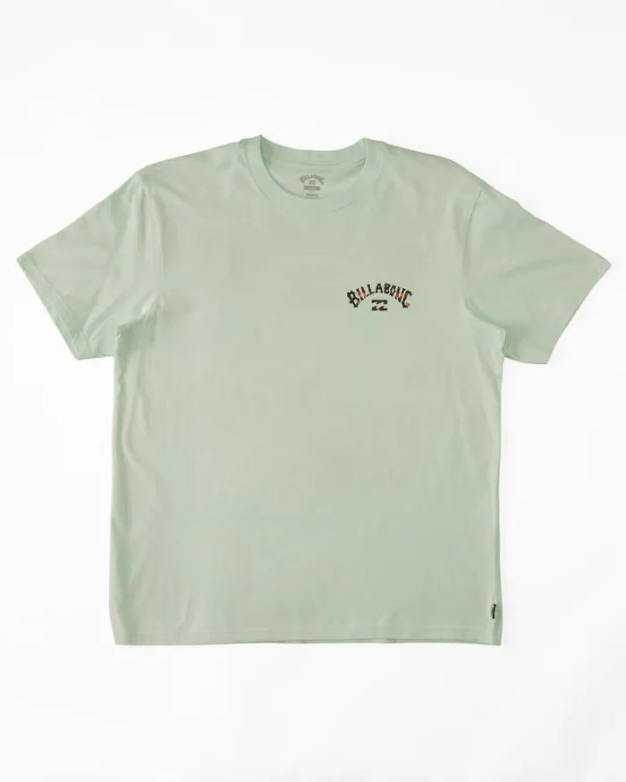 Boy039s 27 Arch Fill Short Sleeve TShirt Seaglass Kids Billabong Toddlers and Boys 27 Yrs
