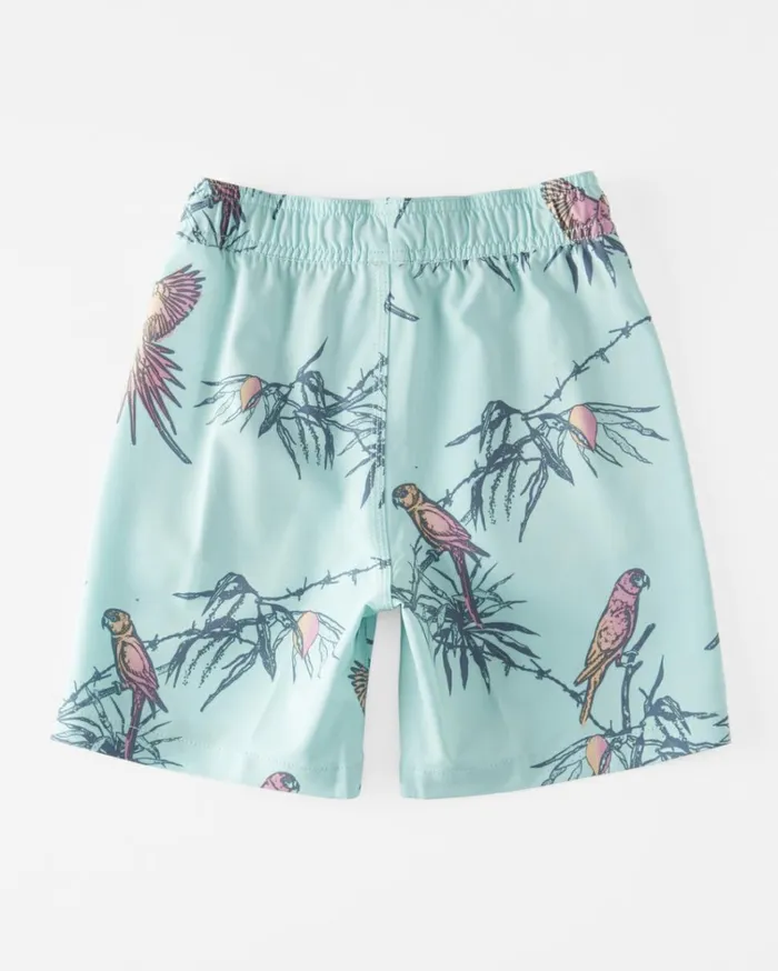 Boy039s 27 Sundays Layback 13034 Boardshorts Mist MenKids Billabong Side Pockets