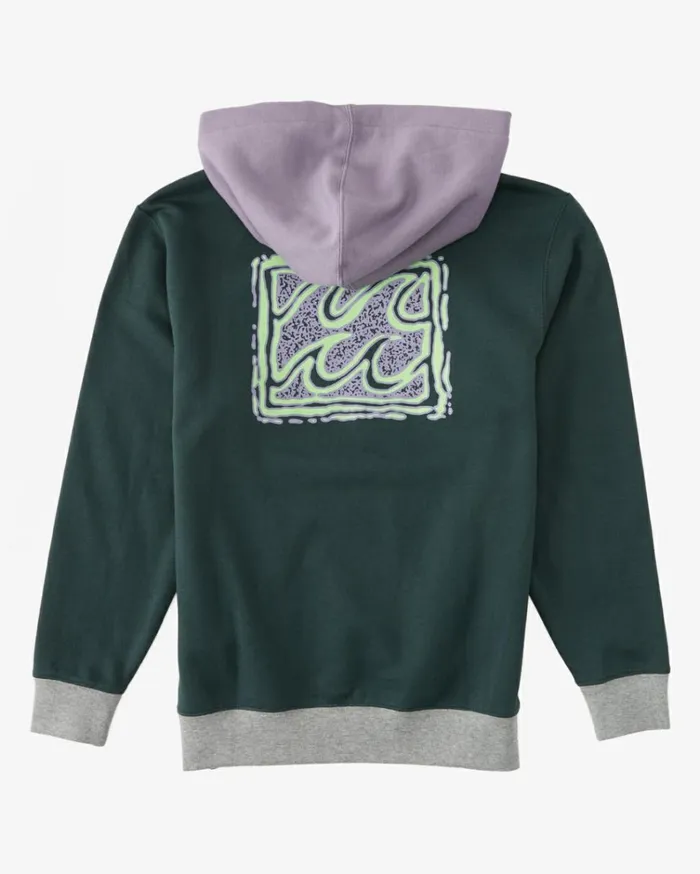 Boy039s 27 United Pullover Sweatshirt Dark Forest Kids Billabong Toddlers and Boys 27 Yrs