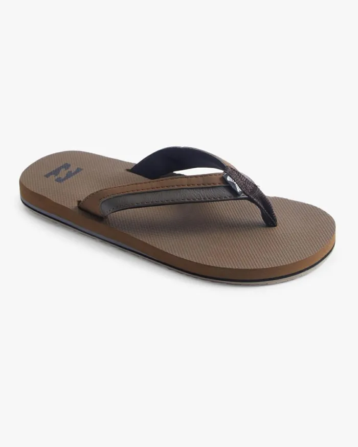 Boy039s All Day Impact Sandals Camel MenKids Billabong Flip Flops