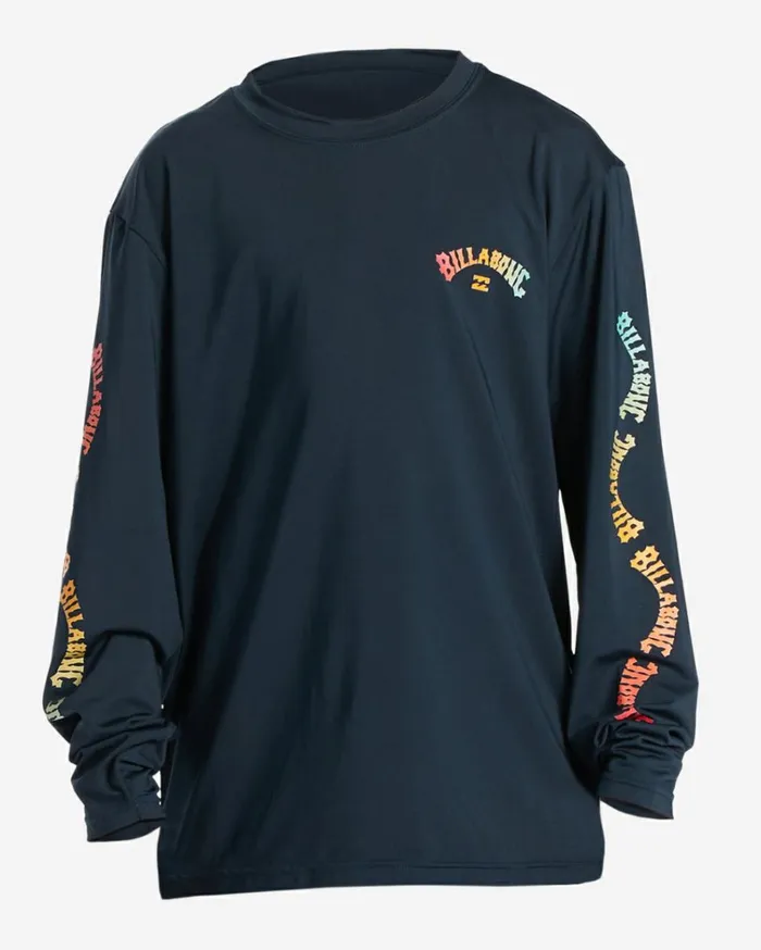Boy039s Snaking Arches Long Sleeve UPF 50 Surf TShirt Navy Kids Billabong Boys039 Shorts