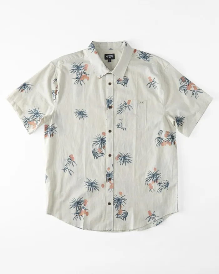 Boy039s Sundays Mini Short Sleeve Shirt Oyster Kids Billabong Boys039 Shirts