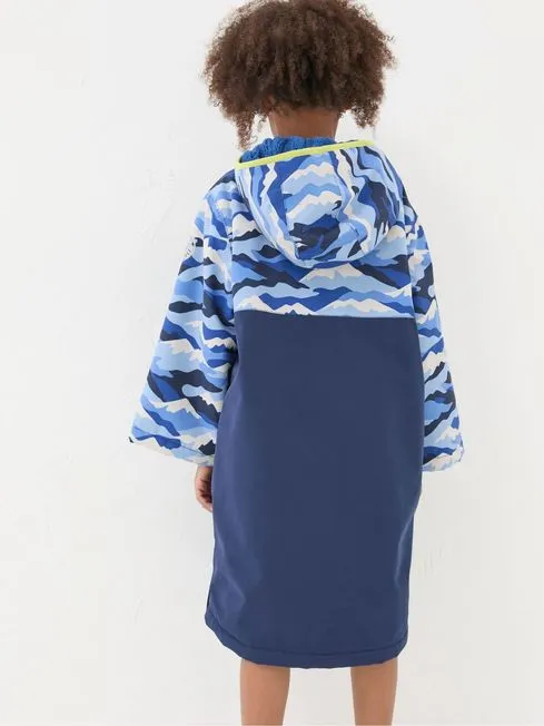 Boys Fatface Coats and Jackets Blue Waterproof Changing Robe