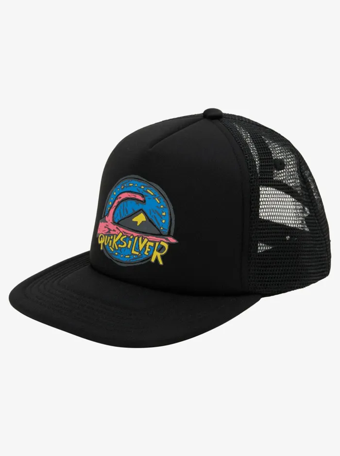Boys Quiksilver Hats Boy039s 27 Tailgater Trucker Hat Black