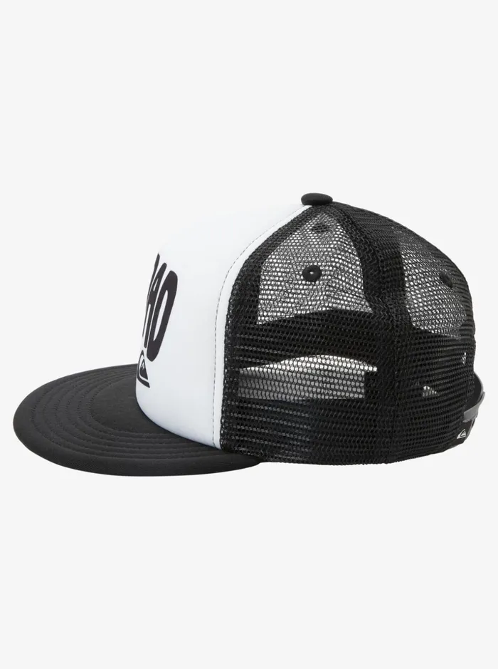 Boys Quiksilver Hats Boy039s 27 Town Hero Trucker Hat White Boys Quiksilver Hats Boy039s 27 Town Hero Trucker Hat White