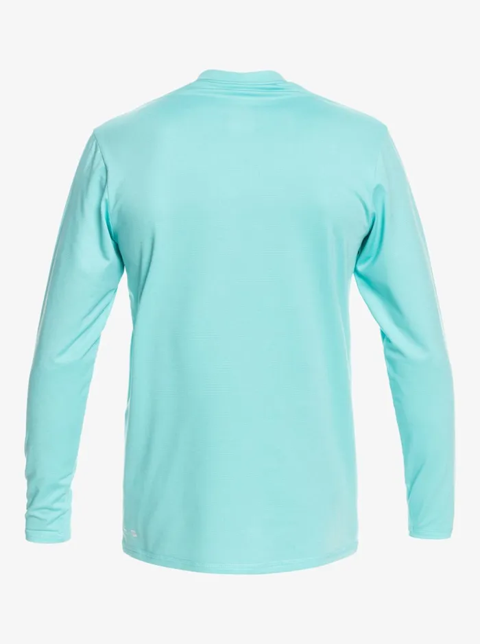 Boys Quiksilver Rashguards Boy039s 816 Heritage Heather Long Sleeve UPF 50 Surf TShirt Angel Blue Heather Boys Quiksilver Rashguards Boy039s 816 Heritage Heather Long Sleeve UPF 50 Surf TShirt Angel Blue Heather
