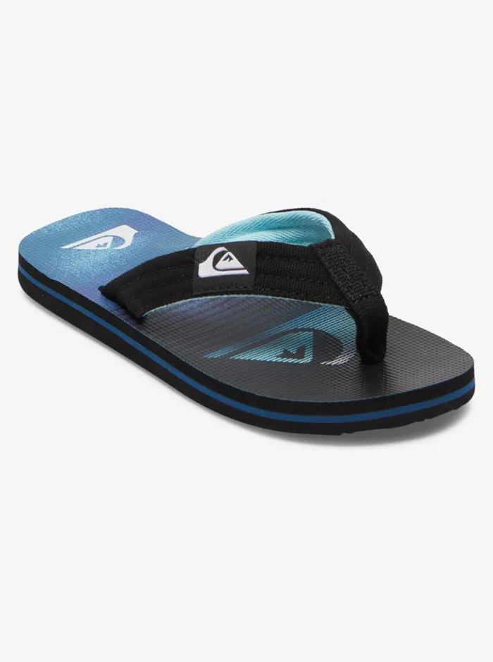 Boys Quiksilver Sandals Boy039s 816 Molokai Layback Sandals Blue 1