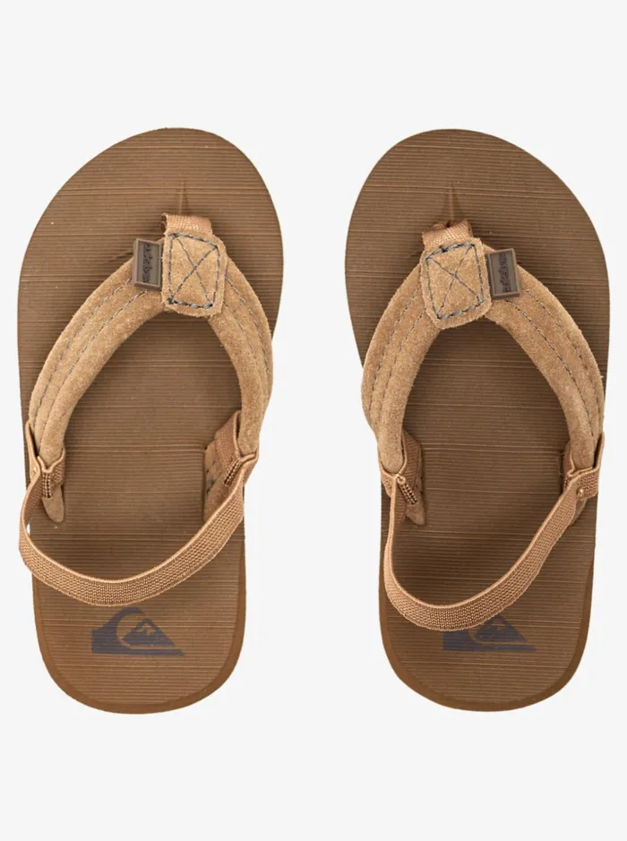 Boys Quiksilver Sandals Toddler039s Carver Suede Leather Sandals Tan 8211 Solid Boys Quiksilver Sandals Toddler039s Carver Suede Leather Sandals Tan 8211 Solid