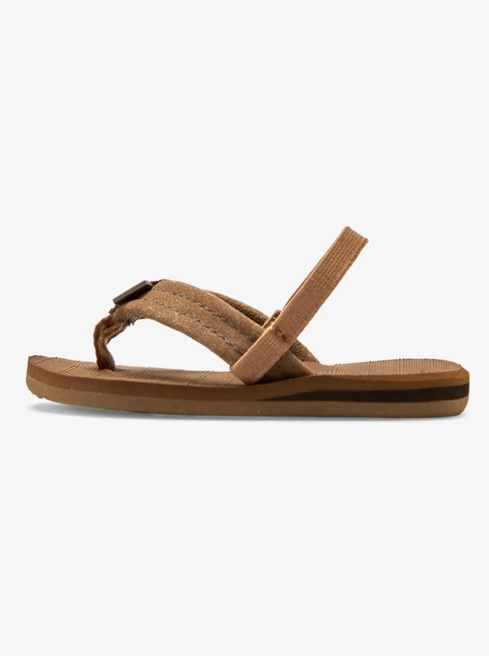 Boys Quiksilver Sandals Toddler039s Carver Suede Leather Sandals Tan 8211 Solid Boys Quiksilver Sandals Toddler039s Carver Suede Leather Sandals Tan 8211 Solid