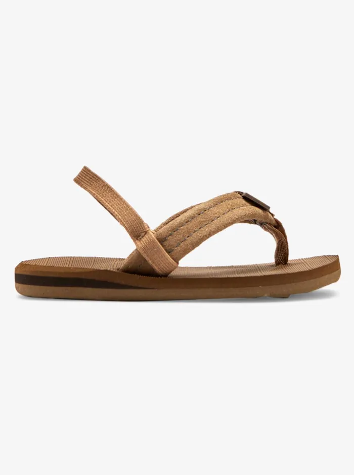 Boys Quiksilver Sandals Toddler039s Carver Suede Leather Sandals Tan 8211 Solid Boys Quiksilver Sandals Toddler039s Carver Suede Leather Sandals Tan 8211 Solid