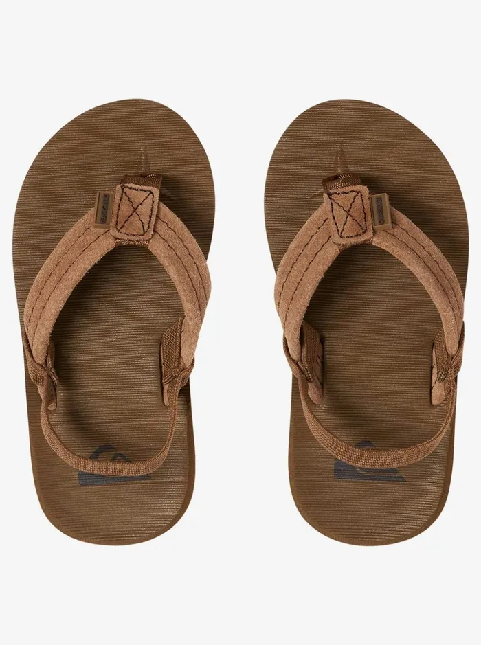 Boys Quiksilver Sandals Toddler039s Carver Suede Leather Sandals Tan 8211 Solid Boys Quiksilver Sandals Toddler039s Carver Suede Leather Sandals Tan 8211 Solid