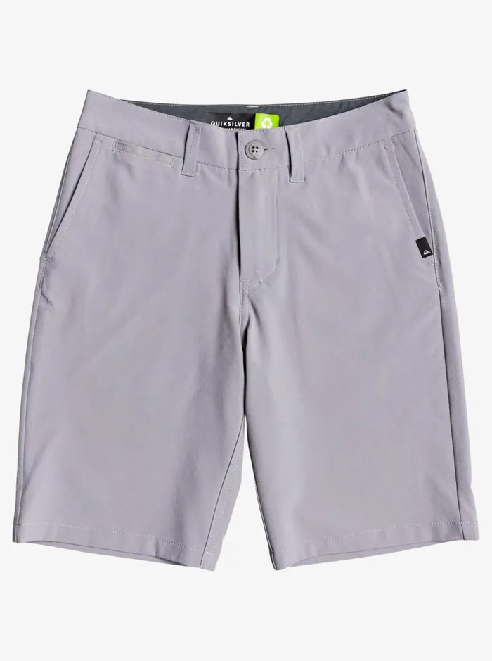 Boys Quiksilver Shorts Boy039s 816 Union Amphibian 19034 Hybrid Shorts Sleet