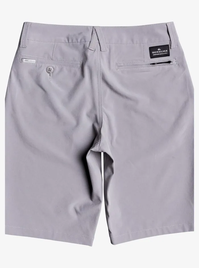 Boys Quiksilver Shorts Boy039s 816 Union Amphibian 19034 Hybrid Shorts Sleet Boys Quiksilver Shorts Boy039s 816 Union Amphibian 19034 Hybrid Shorts Sleet