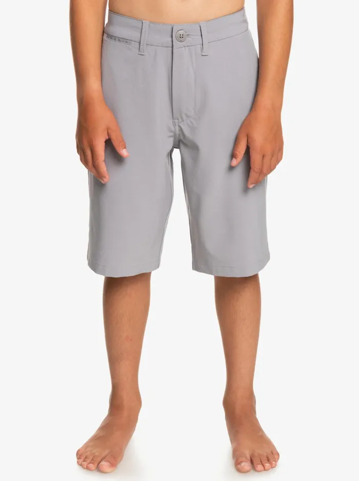 Boys Quiksilver Shorts Boy039s 816 Union Amphibian 19034 Hybrid Shorts Sleet Boys Quiksilver Shorts Boy039s 816 Union Amphibian 19034 Hybrid Shorts Sleet