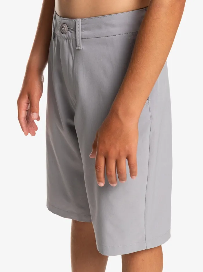 Boys Quiksilver Shorts Boy039s 816 Union Amphibian 19034 Hybrid Shorts Sleet Boys Quiksilver Shorts Boy039s 816 Union Amphibian 19034 Hybrid Shorts Sleet