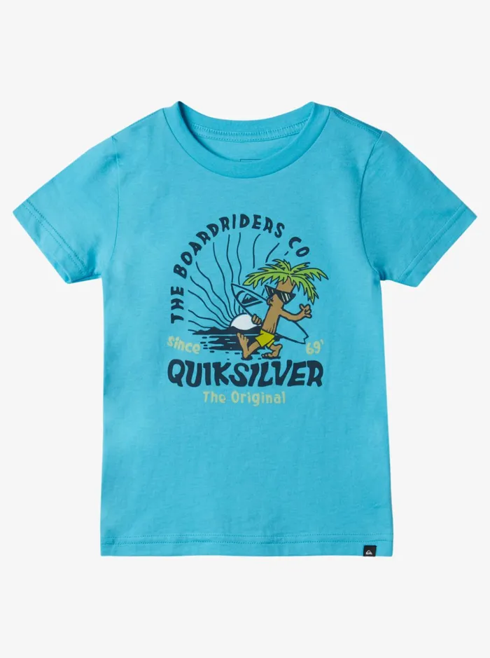 Boys Quiksilver Tees Boy039s 27 Peaceful Mind TShirt River Blue