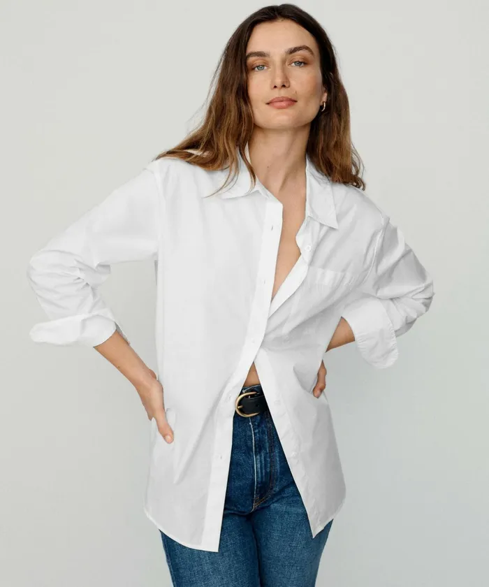 ButtonUps Women Jenni Kayne Boyfriend Shirt White