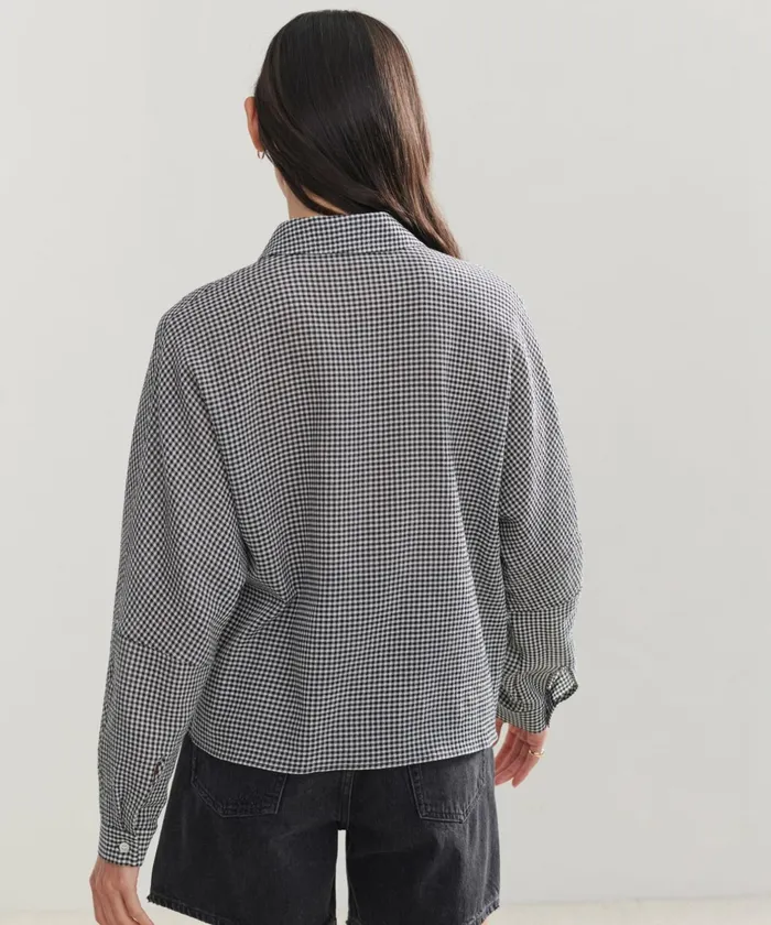 ButtonUps Women Jenni Kayne Shore Shirt Checkered Navy