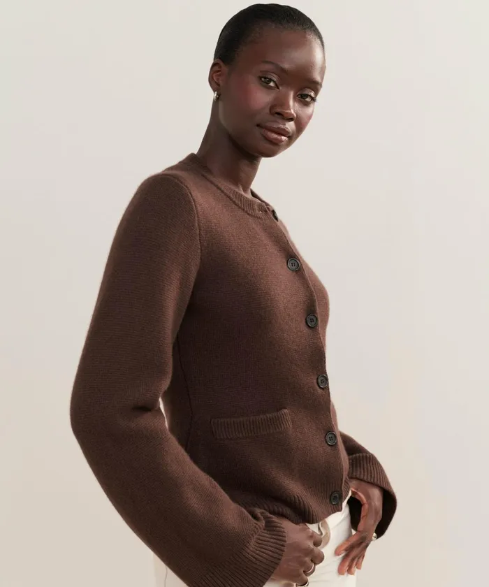 Cardigans Women Jenni Kayne Cooper Cardigan Chocolate Chocolate