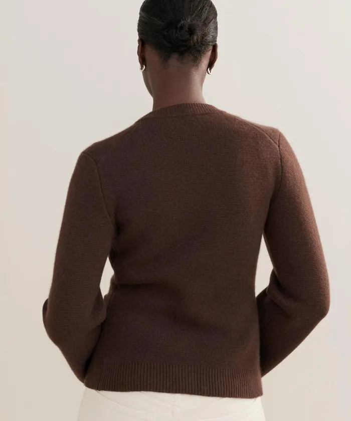 Cardigans Women Jenni Kayne Cooper Cardigan Chocolate Chocolate