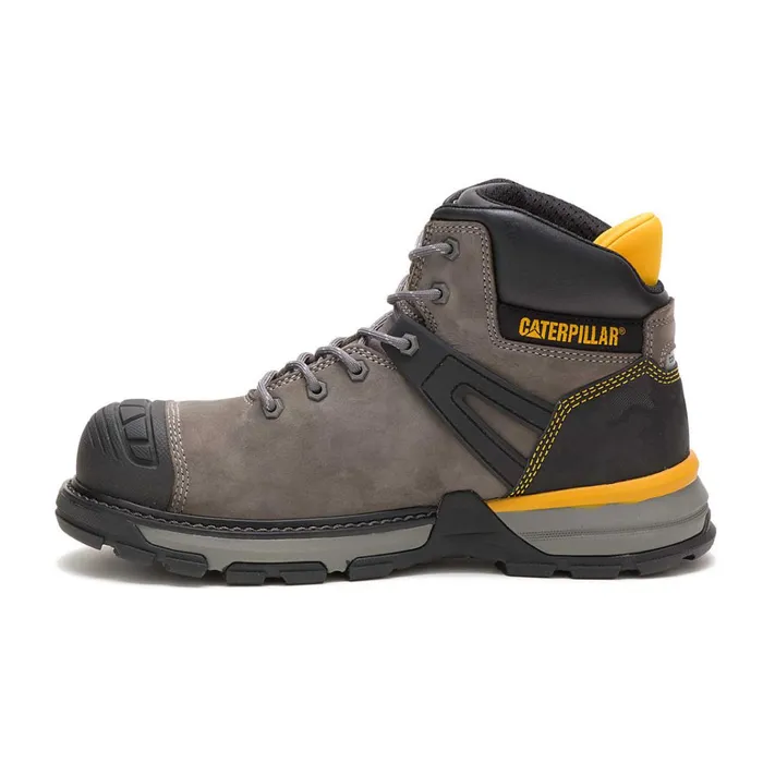 Cat Footwear Boots Men039s Excavator Superlite Waterproof Carbon Composite Toe Work Boot Pewter 8211 Men