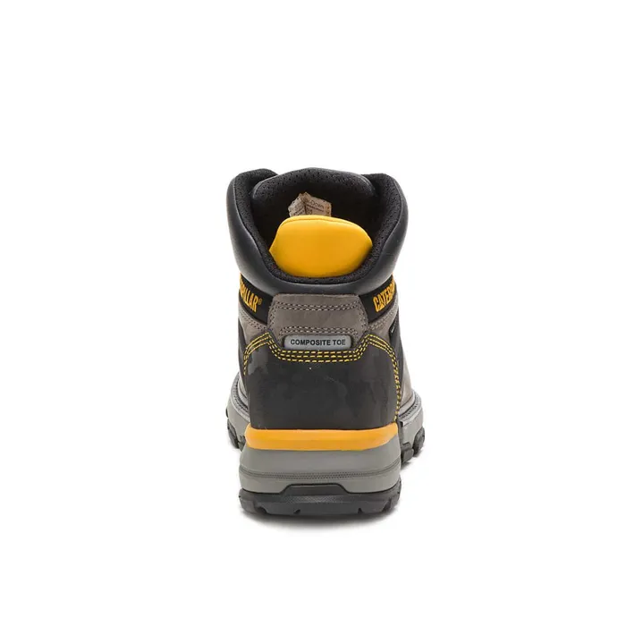 Cat Footwear Boots Men039s Excavator Superlite Waterproof Carbon Composite Toe Work Boot Pewter 8211 Men