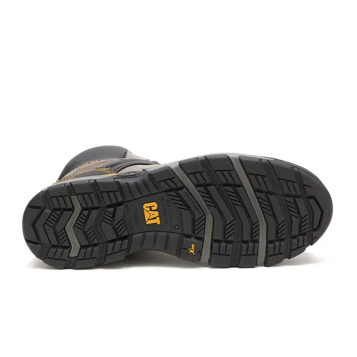Cat Footwear Boots Men039s Excavator Superlite Waterproof Carbon Composite Toe Work Boot Pewter 8211 Men