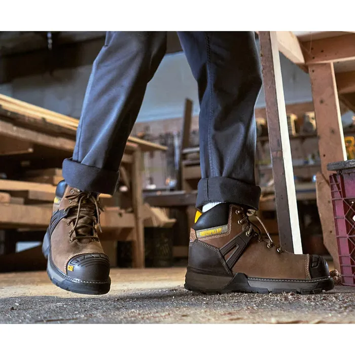 Cat Footwear Boots Men039s Excavator Superlite Waterproof Carbon Composite Toe Work Boot Pewter 8211 Men