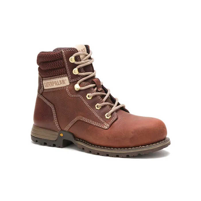Cat Footwear Boots Women039s Paisley 6034 Steel Toe Work Boot Tawny 8211 Women