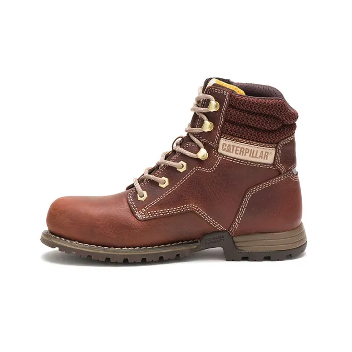 Cat Footwear Boots Women039s Paisley 6034 Steel Toe Work Boot Tawny 8211 Women