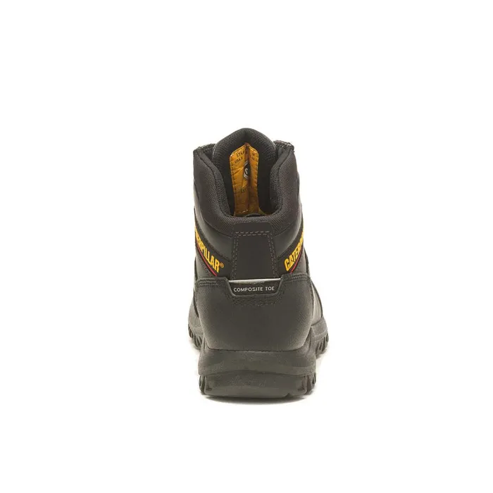 Cat Footwear Composite Toe Men039s Resorption Waterproof Composite Toe Work Boot Black 8211 Men