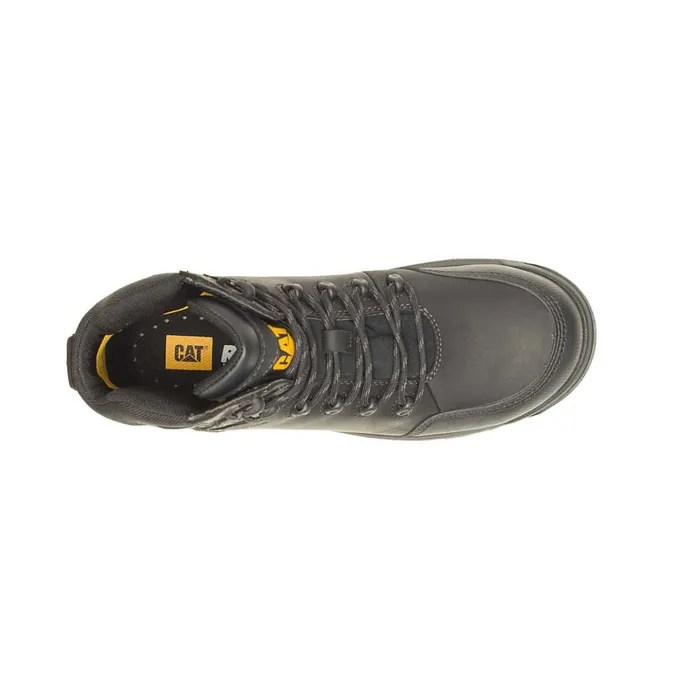 Cat Footwear Composite Toe Men039s Resorption Waterproof Composite Toe Work Boot Black 8211 Men