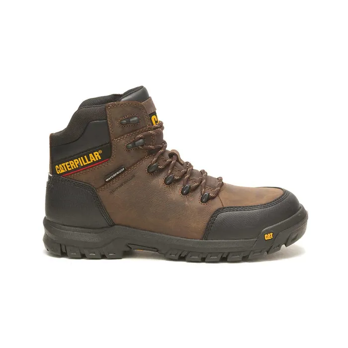Cat Footwear Composite Toe Men039s Resorption Waterproof Composite Toe Work Boot Seal Brown 8211 Men Cat Footwear Composite Toe Men039s Resorption Waterproof Composite Toe Work Boot Seal Brown 8211 Men