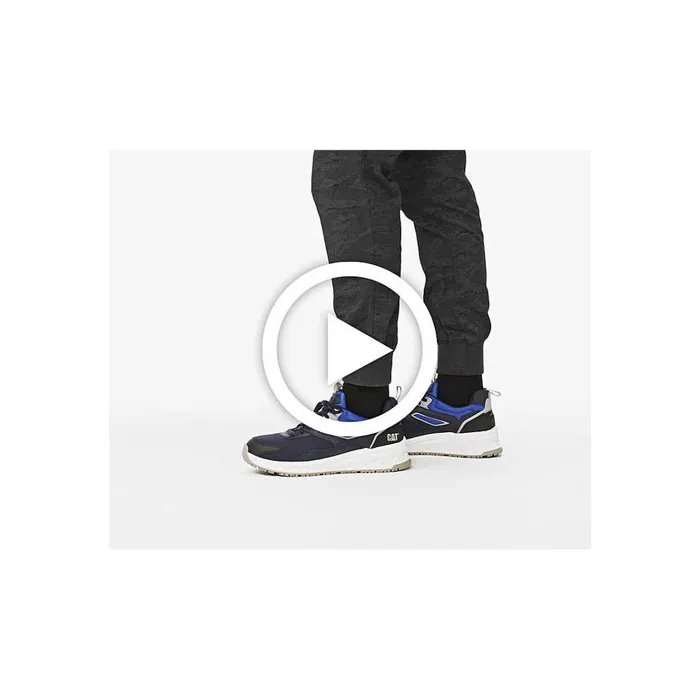 Cat Footwear Shoes Men039s Streamline Runner Carbon Composite Toe Work Shoe Total Eclipse 8211 Men