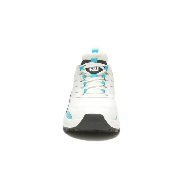 Cat Footwear Shoes Women039s Streamline Runner Carbon Composite Toe Work Shoe Bright Whiteblue 8211 Women