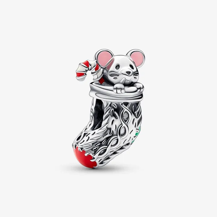 Charm Bracelets Women Pandora Christmas Stocking And Snowflake Charm Gift Set