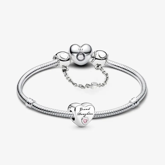 Charm Bracelets Women Pandora Granddaughter Heart Bracelet Gift Set
