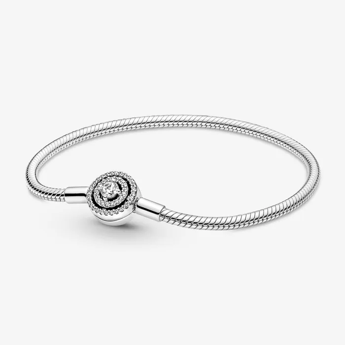 Charm Bracelets Women Pandora Online Moments Halo Snake Chain Bracelet