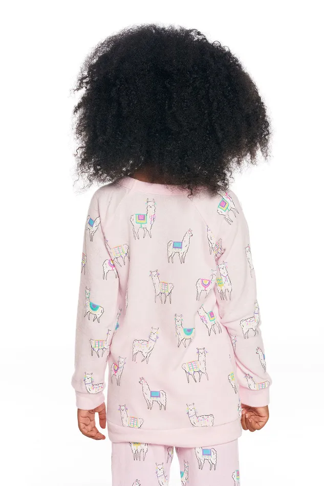 Chaser Brand Llama Party Girls Tops Chaser Brand Llama Party Girls Tops