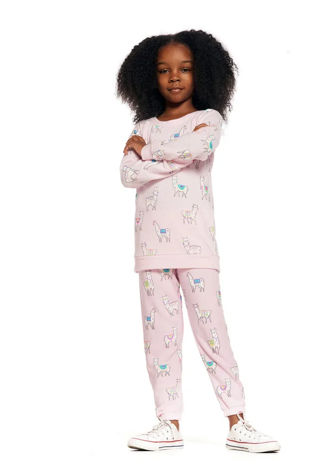 Chaser Brand Llama Party Girls Tops Chaser Brand Llama Party Girls Tops