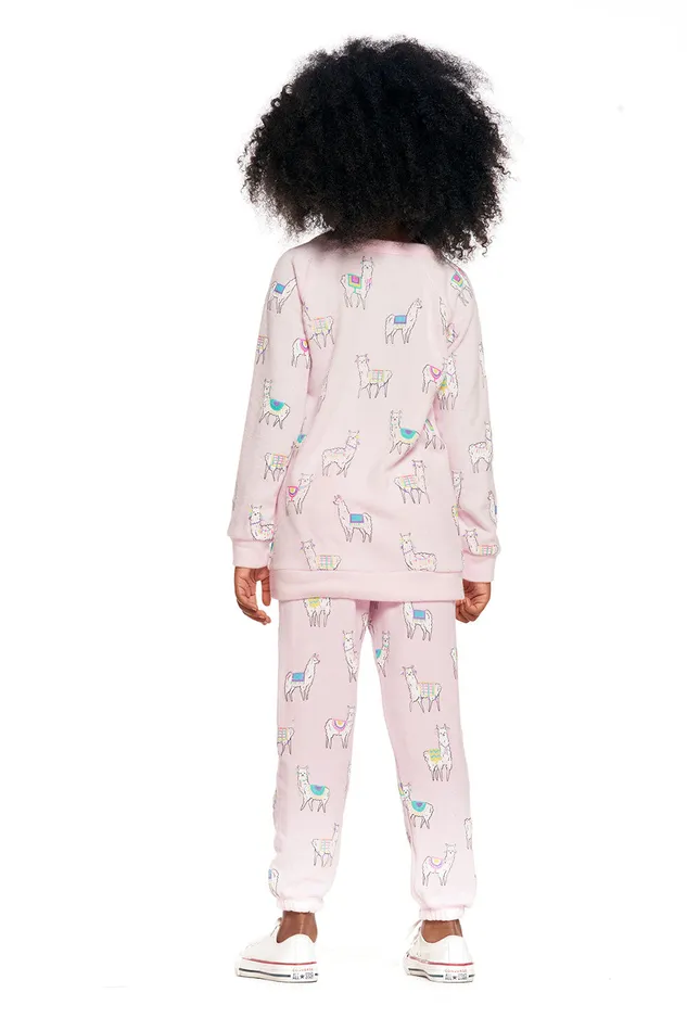 Chaser Brand Llama Party Girls Tops Chaser Brand Llama Party Girls Tops